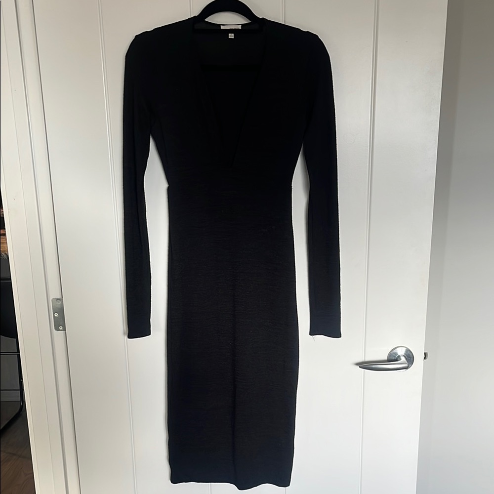 Wilfred Black Long Sleeve Dress